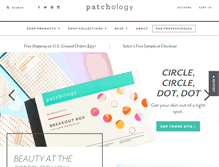 Tablet Screenshot of patchology.com